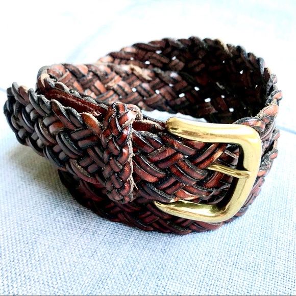Talbot Brown woven Leather Belt main image 5